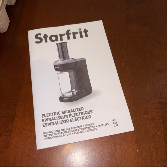 Electric Spiralizer in Black - 2-Blade Vegetable Slicer - Picture 3 of 3